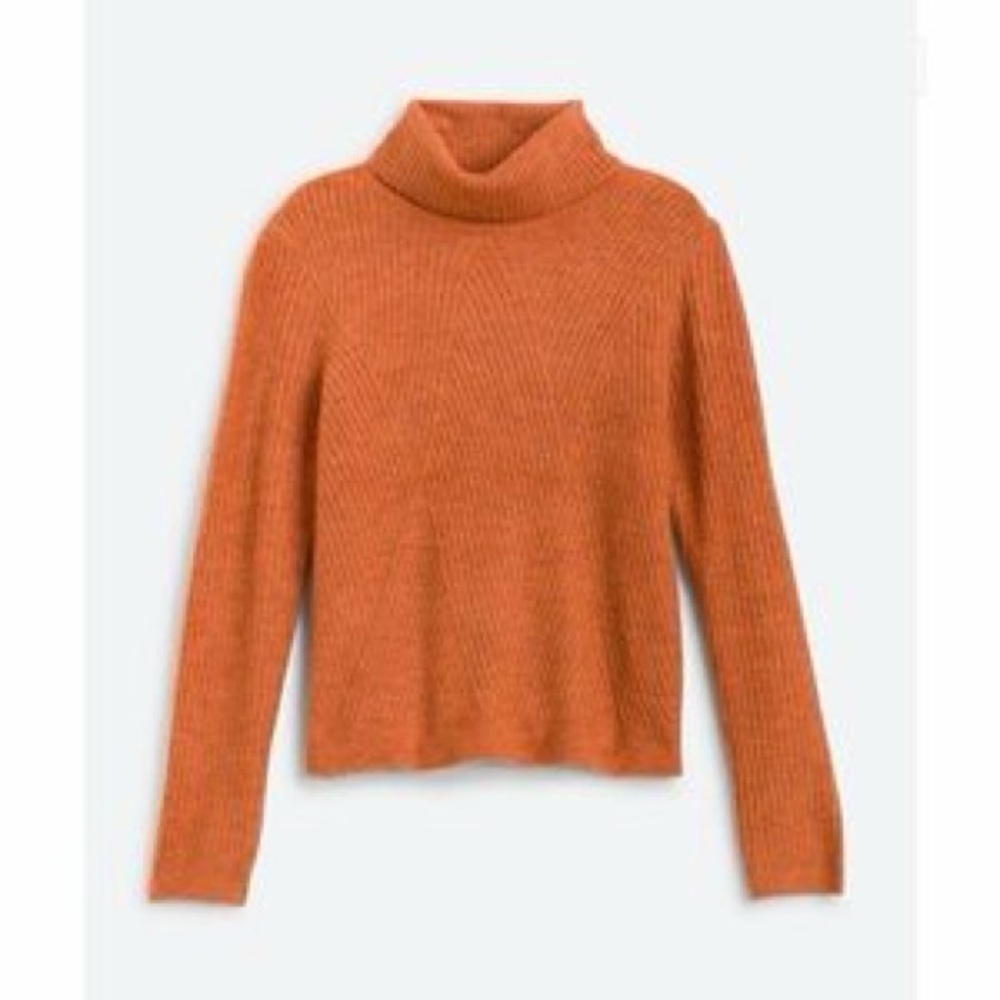 Stitch Fix Love Ellie Orange Turtleneck Sweater sz Medium